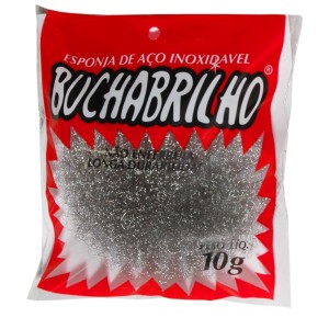 Esponja Aço  Bucha Brilho - Clemac