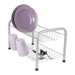 ESCORREDOR BERÇO DUPLO 13 PRATOS 1030026 CINZA FIVER