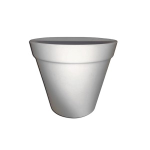 Jarro para plantas 15x13,5cm branco 29250bb - Bestfer