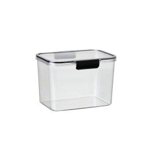 POTE ORGANIZADOR HERMETICO 3C CLEAR 3,61 L 1925 PRETO PLASNORTHON
