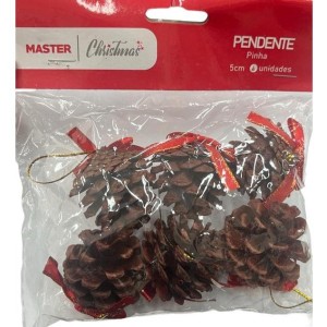 PENDENTE PINHA 6PÇS KK6-0113 COLOR RIO MASTER